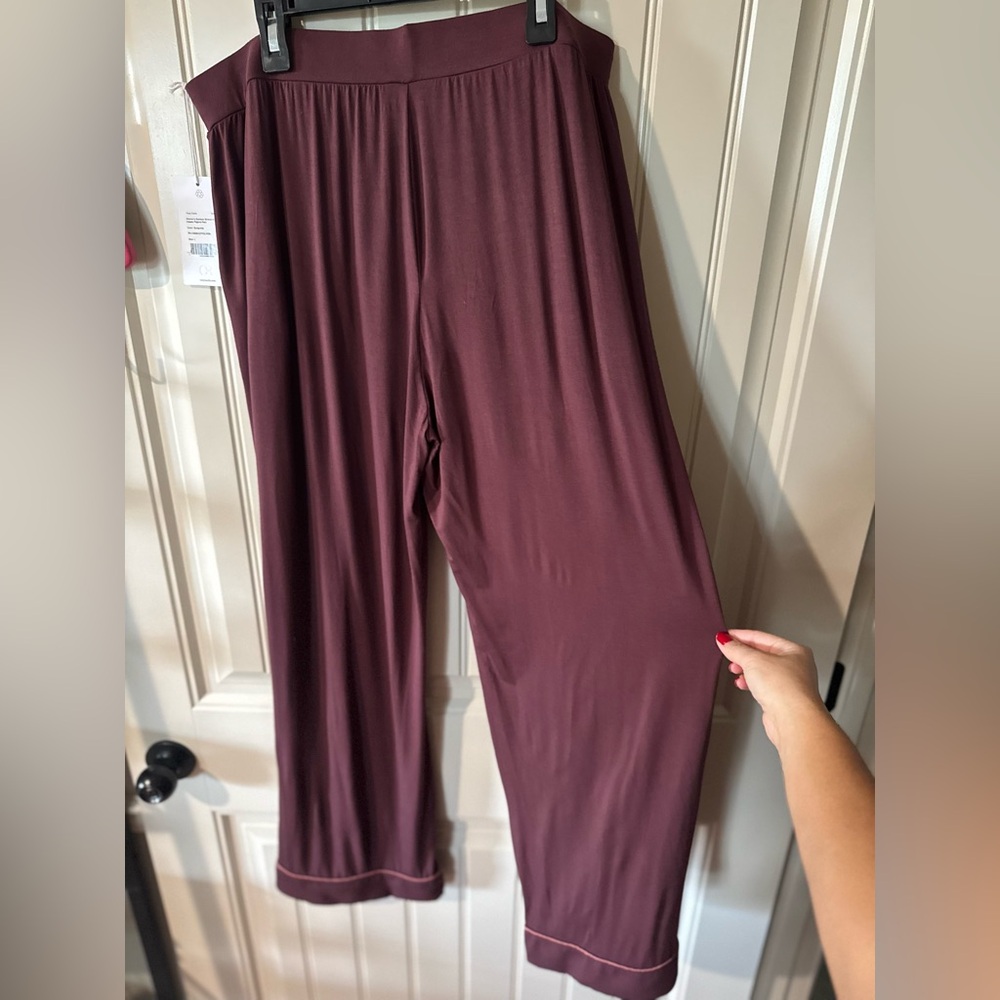 COZY EARTH Women's Bamboo Stretch-Knit Pajama Pants (Large) 🏷️ NEW w TAGS - Picture 13 of 17